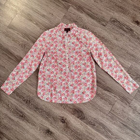 J. Crew Liberty London Popover Shirt - Picture 1 of 9